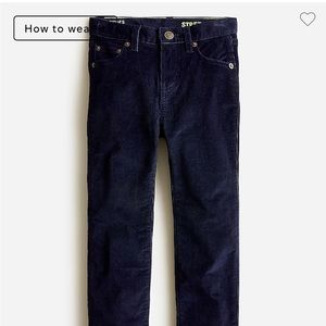 JCrew Crewcuts navy corduroys